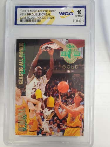 Shaquille O'Neal 1993 Classic 4-Sport GOLD #315 All Rookie Team