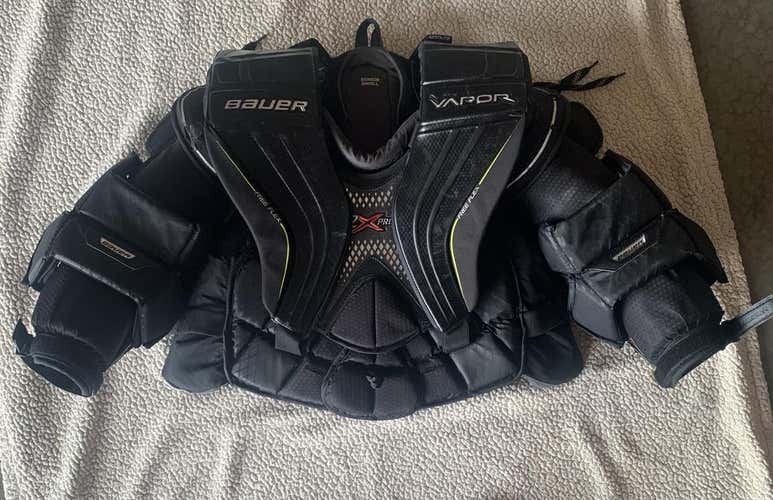 Used Senior Small Bauer Vapor 2X Pro Goalie Chest Protector Pro Stock