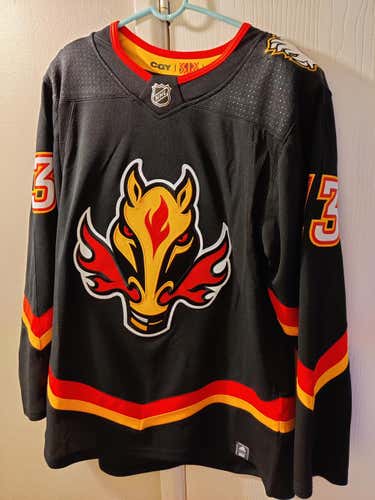 Calgary Flames Reverse Retro Adidas Jersey 50