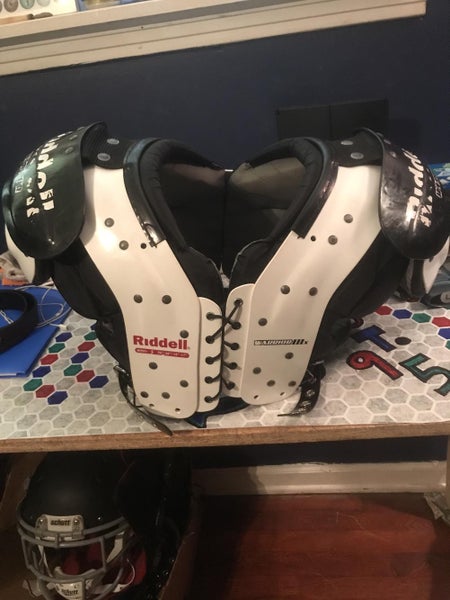 Used Small Riddell Warrior IIIx Shoulder Pads