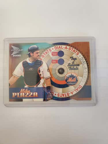 Mike Piazza 2000 Pacific Prism Dial-A-Stats # 5