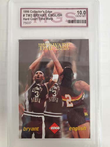 Kobe Bryant 1996 Collectors Edge Time Warp Factory Set #TW3 - Gem Mint 10