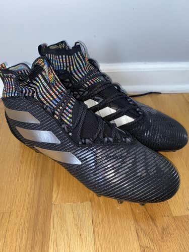 Black Adult Molded Cleats High Top Freak X