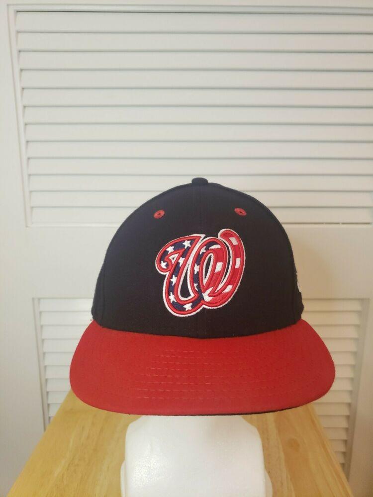 Washington Nationals Patriotic New Era 59fifty Low Profile 7 3/8 MLB |  SidelineSwap