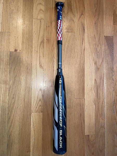Used Kid Pitch (9YO-13YO) USSSA Certified 2019 DeMarini Composite CF Zen Black Bat (-8) 22 oz 30"
