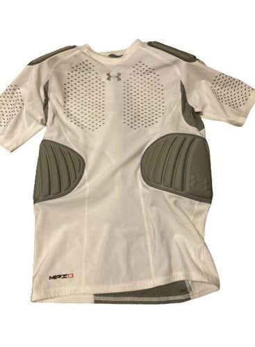 New W/O Tags Under Armour MPZ2 Padded Football Men's Base Layer White Sz. L