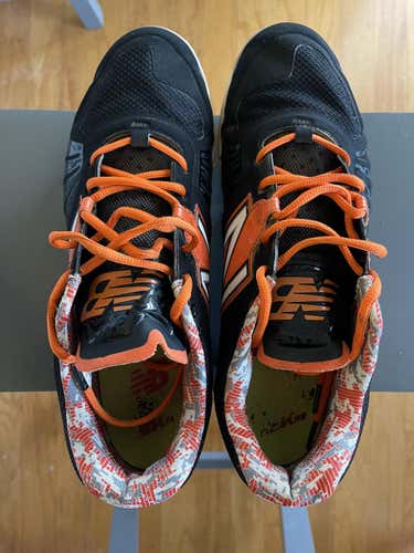 Black Men's Metal New Balance Cleats