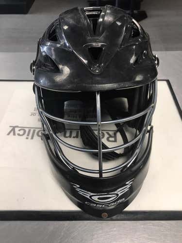 Black Used Goalie Cascade R Helmet