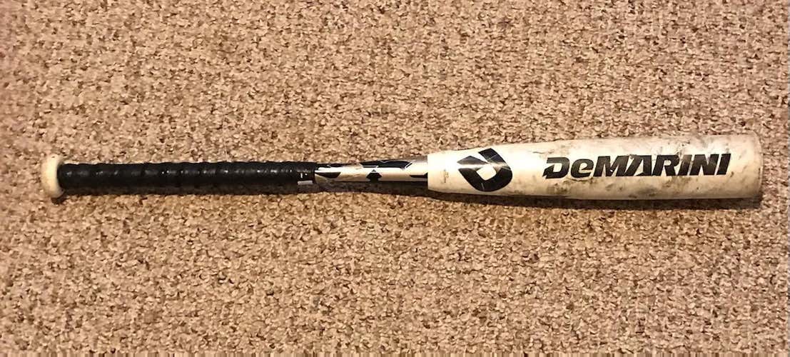 Used Kid Pitch (9YO-13YO) USSSA Certified DeMarini Composite CF 5 Bat (-10) 19 oz 29"