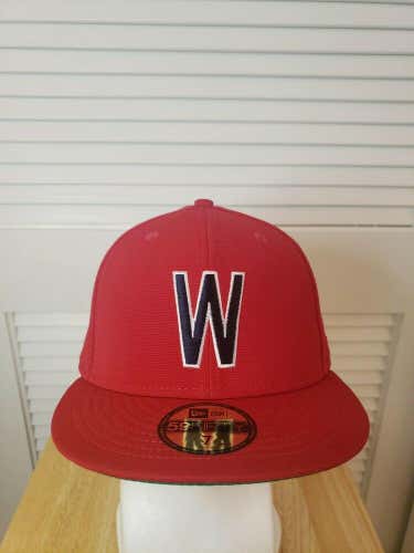 NWS New Era Washington Senators Red Cooperstown Collection 59FIFTY Hat 7