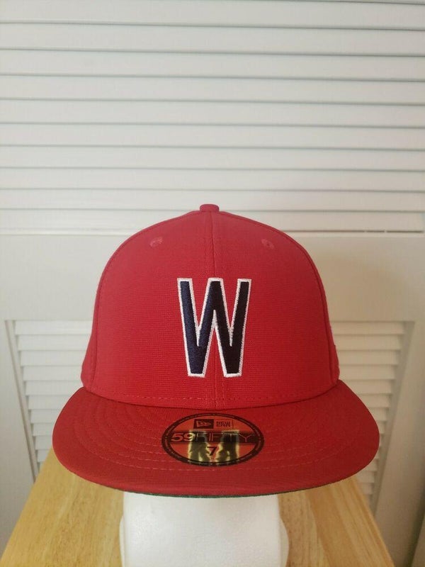 Men's Fanatics Branded Red Washington Senators Cooperstown Collection Core Snapback Hat