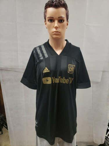 NWT LAFC Authentic 2021 Jersey XXL 2XL Adidas Aeroready MLS Black