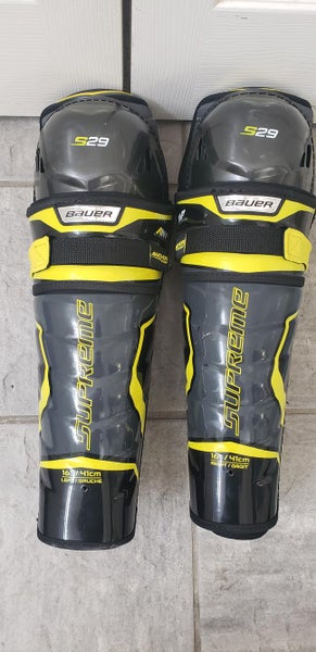 Like New Senior Bauer Supreme S29 Shin Pads 16"