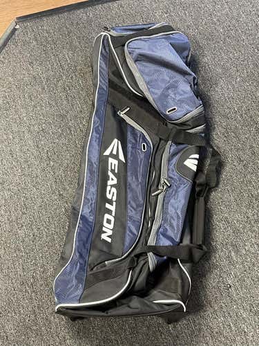 Navy Blue New Easton Wheeled Bat Bag