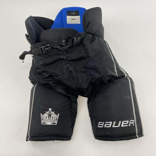 Used Black Bauer Nexus Pro Stock Pants | Senior Large | LA KINGS | K221