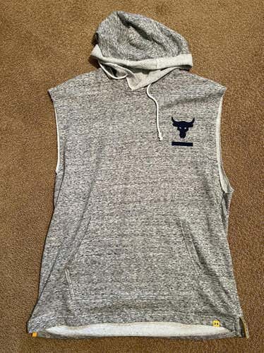 UA Project Rock Sleeveless Hoodie