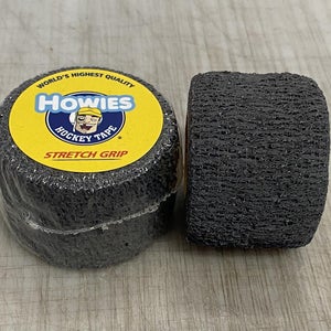 2 Rolls of Howie's GRAY Flex Stretch Grip Pro Tape 1.5" x 30'