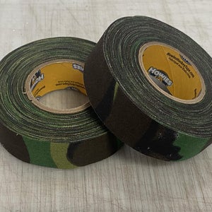 2 Pack of HOWIE'S Hockey Stick Grip Tape 1"x 82' Camo / Camouflage