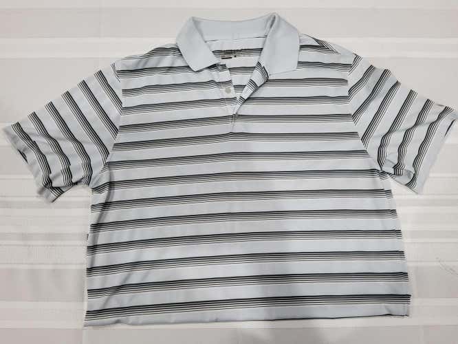 Gray & White Men's Used Adult XL Nike Dri-Fit Shirt