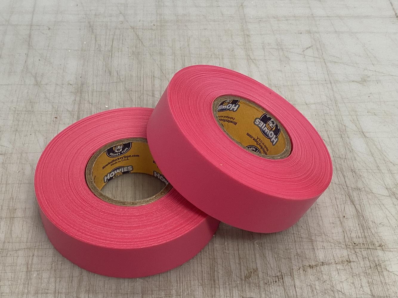 Camouflage 2 Pack of HOWIE'S Hockey Stick Grip Tape 1"x 82' Pink Camo 