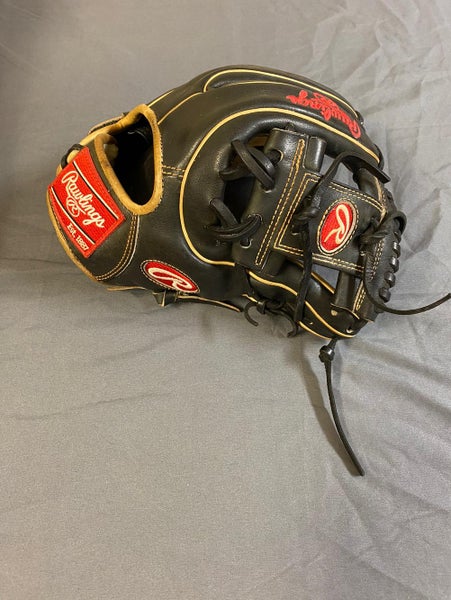 Black High School/College Infield 11.5" Pro Preferred Baseball Glove