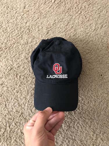 Black Oklahoma Club Lacrosse Nike Hat