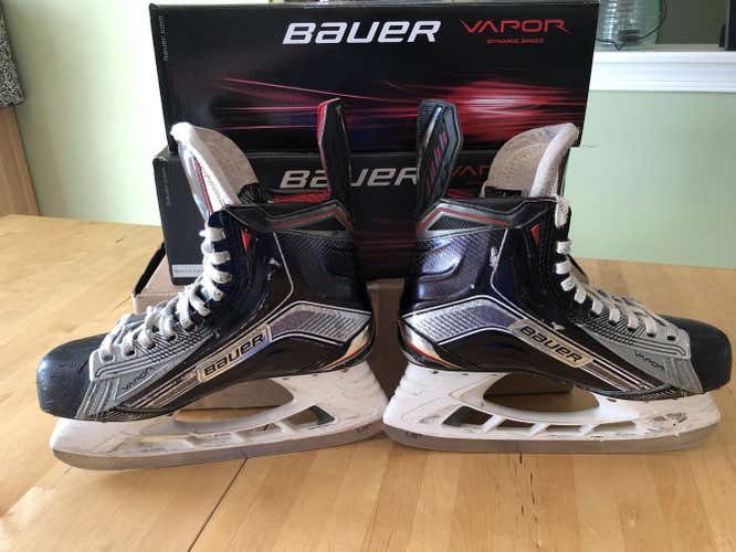Used Senior Bauer Vapor 1X Hockey Skates Regular Width Size 8