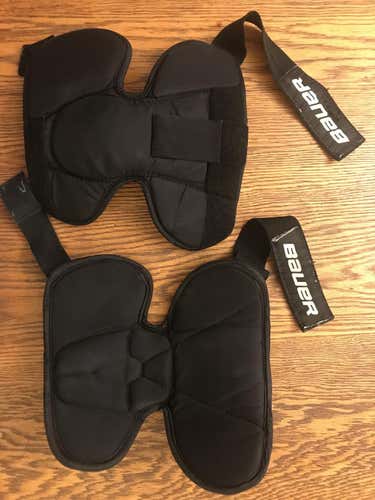 Large Bauer goalie knee pads