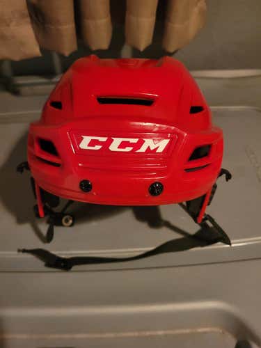 Red Used Large CCM Tacks 710 Helmet