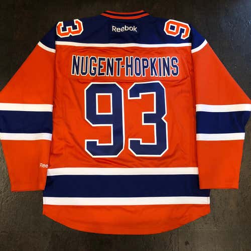 Reebok Premier Edmonton Oilers NUGENT-HOPKINS Home Jersey MEDIUM