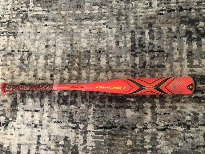 Kid Pitch (9YO-13YO) 2019 Composite (-11) 19 oz 30" Ghost X Hyperlite Bat