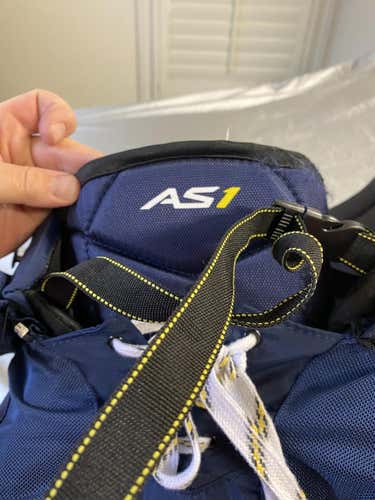 Blue Used Large CCM  AS1 Hockey Pants