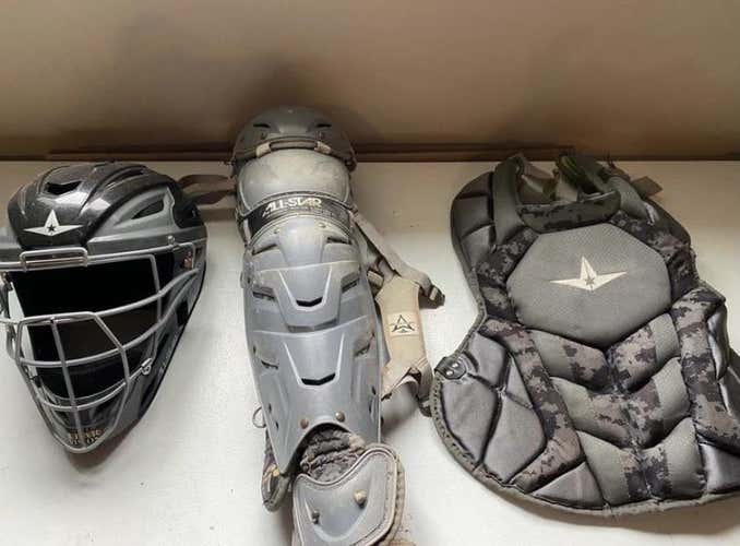 Intermediate all star system 7 axis catchers set graphite/digi camo (repost)