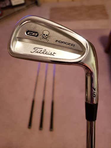 Titleist CB 710 Forged Irons 7 8 9 PW Tour Issue Stiff Flex Steel Shaft Nice!