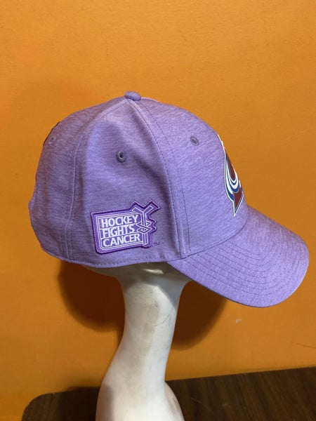 Colorado Avalanche adidas 2022 Hockey Fights Cancer Slouch Adjustable Hat -  Purple