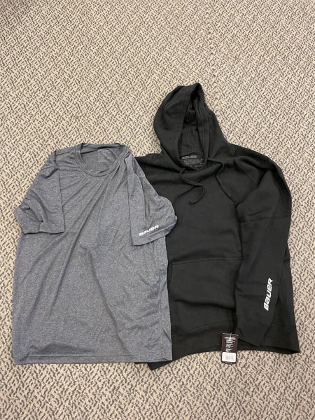 Bauer Small Black Core Hoodie With Small  Core T Shirt