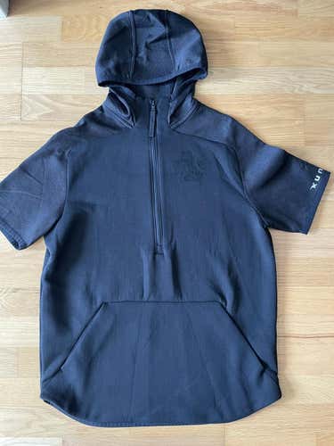 Pro Stock KHL Kunlun Red Star Under Armour Cutoff Hoodie - Size M