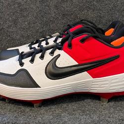 Men’s Nike Alpha Huarache Elite 2 Low Baseball Cleats White Red Black AJ6873-106  Size 13