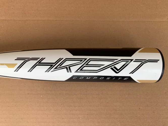 Used Kid Pitch (9YO-13YO) USSSA Certified 2020 Rawlings Composite Threat Bat (-12) 17 oz 29"