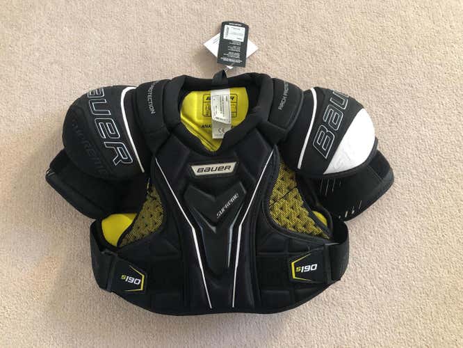 New Senior Bauer Supreme S190 Hockey Shoulder Pads Small Sm S 190 sr