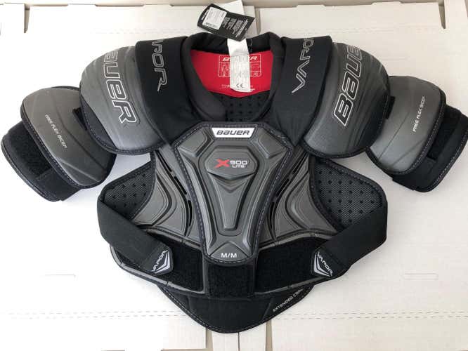 New Senior Bauer X900 Lite Hockey Shoulder Pads Medium Med M sr