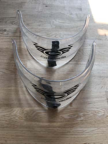 Two Used Cascade Throat Guards