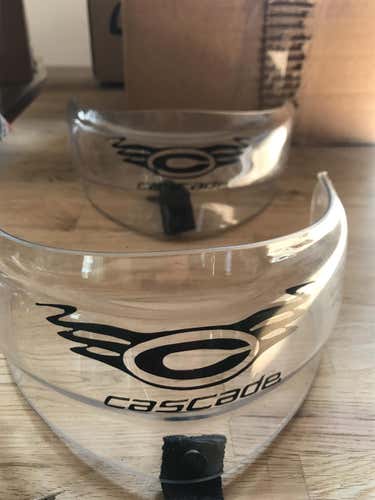 Two Used Cascade Throat Guards