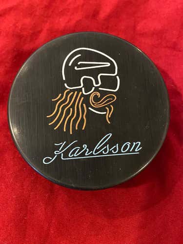 Erik Karlsson San Jose Sharks NHL / NHLPA Player Hockey Puck