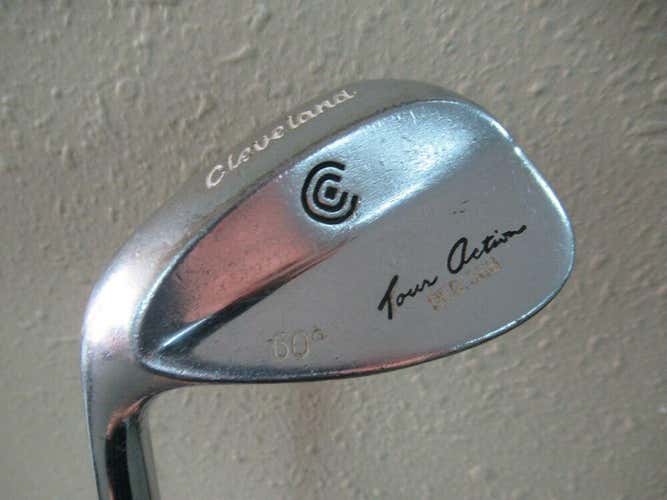 LEFT HAND CLEVELAND TOUR ACTION REG 588 60* LOB WEDGE FACTORY STEEL MIDSIZE GRIP