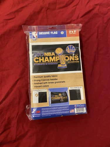 Golden State Warriors WinCraft 2017 NBA Finals Champions 3' x 5' Deluxe Flag