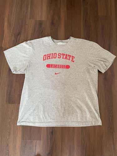 Ohio State Lacrosse Grey Shirt Mens L/XL