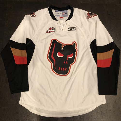 Reebok WHL Calgary Hitmen Road 2015 Jersey LARGE