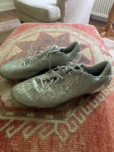 Gray Used Size 12 (Women's 13) Under Armour Spotlight