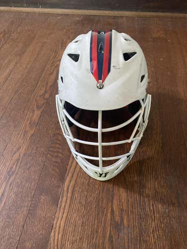 White Adult Player's Warrior Evo Helmet